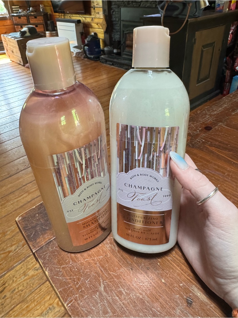 NEW Bath & Body Works Champagne Toast Moisturizing Shampoo and Conditioner